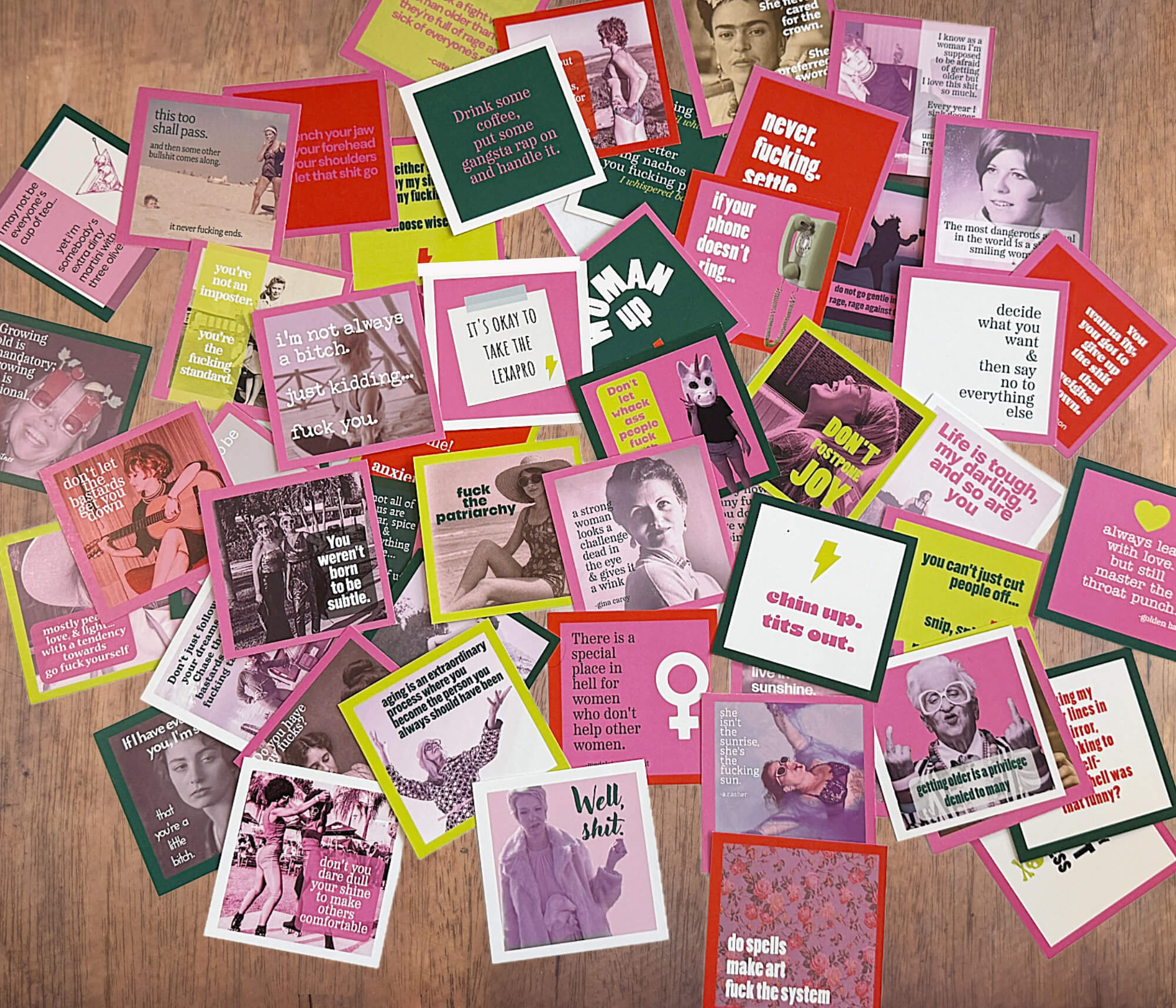Snarky Inspiration Cards